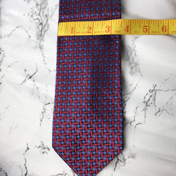 Van Heusen Tie Geo pattern - Picture 3 of 5